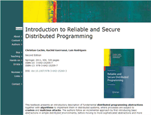 Tablet Screenshot of distributedprogramming.net